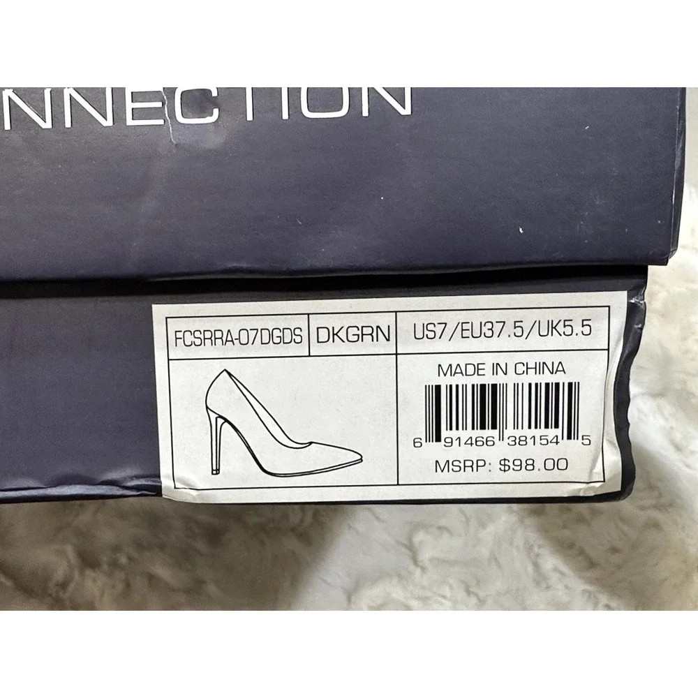 French Connection Womens Sierra Pointed Toe Comfortable Pumps‎ Green Size 7 NWB - Picture 11 of 11